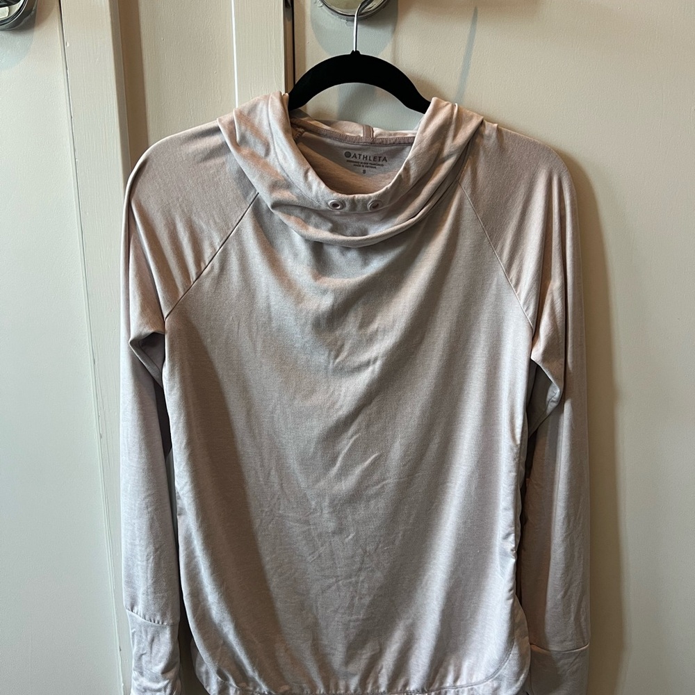 Athleta Soft Pink Hoodie